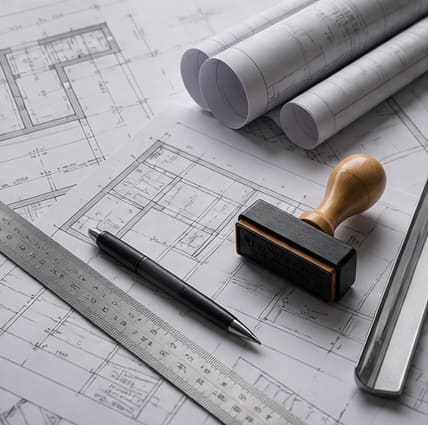 Sign shop drawings prepared for permit review